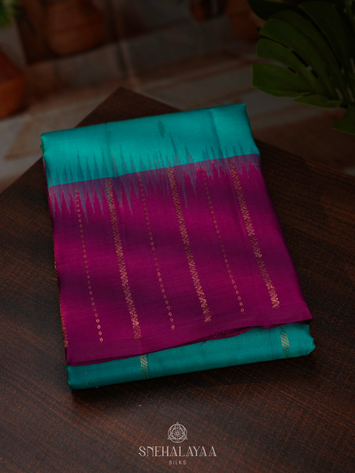 Blue Kanjivaram Silk Saree