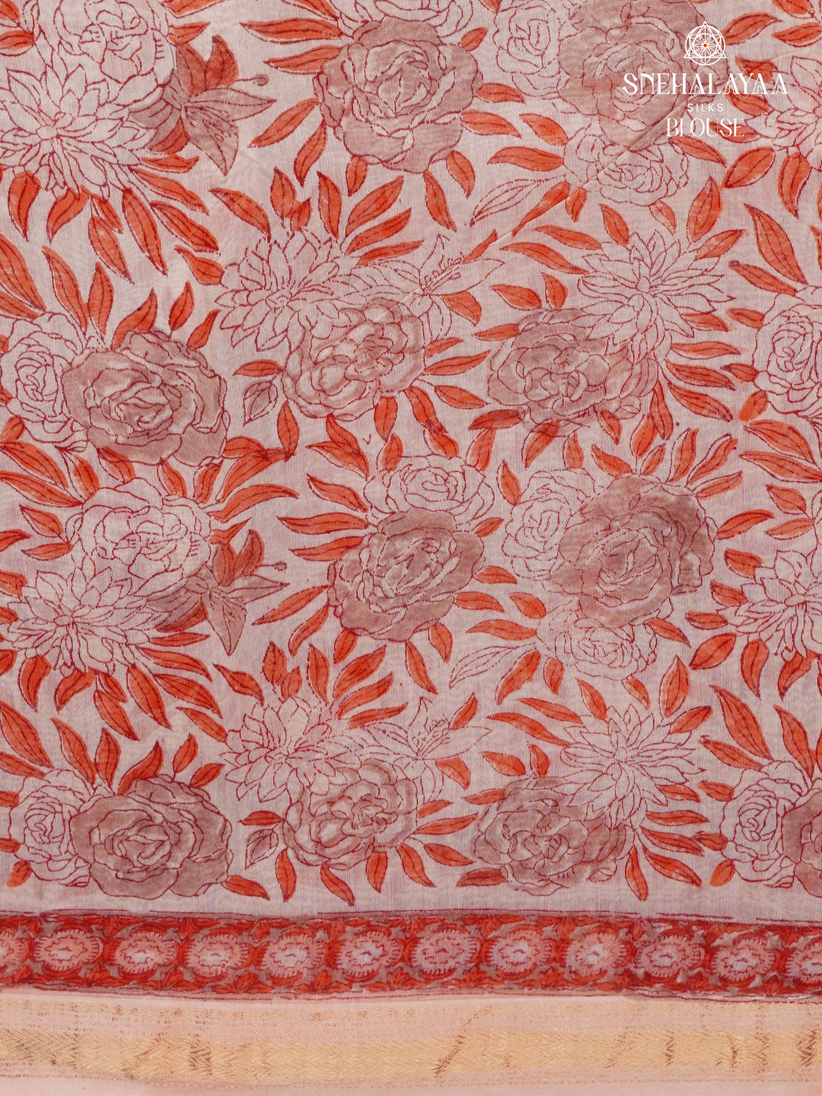 Pastel Pink Chanderi Saree