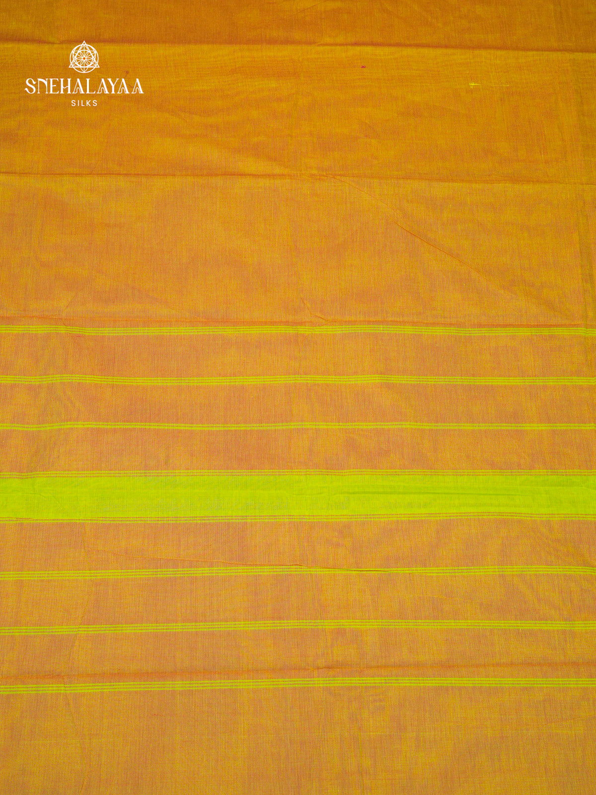 Mustard Yellow Chettinad Cotton Saree