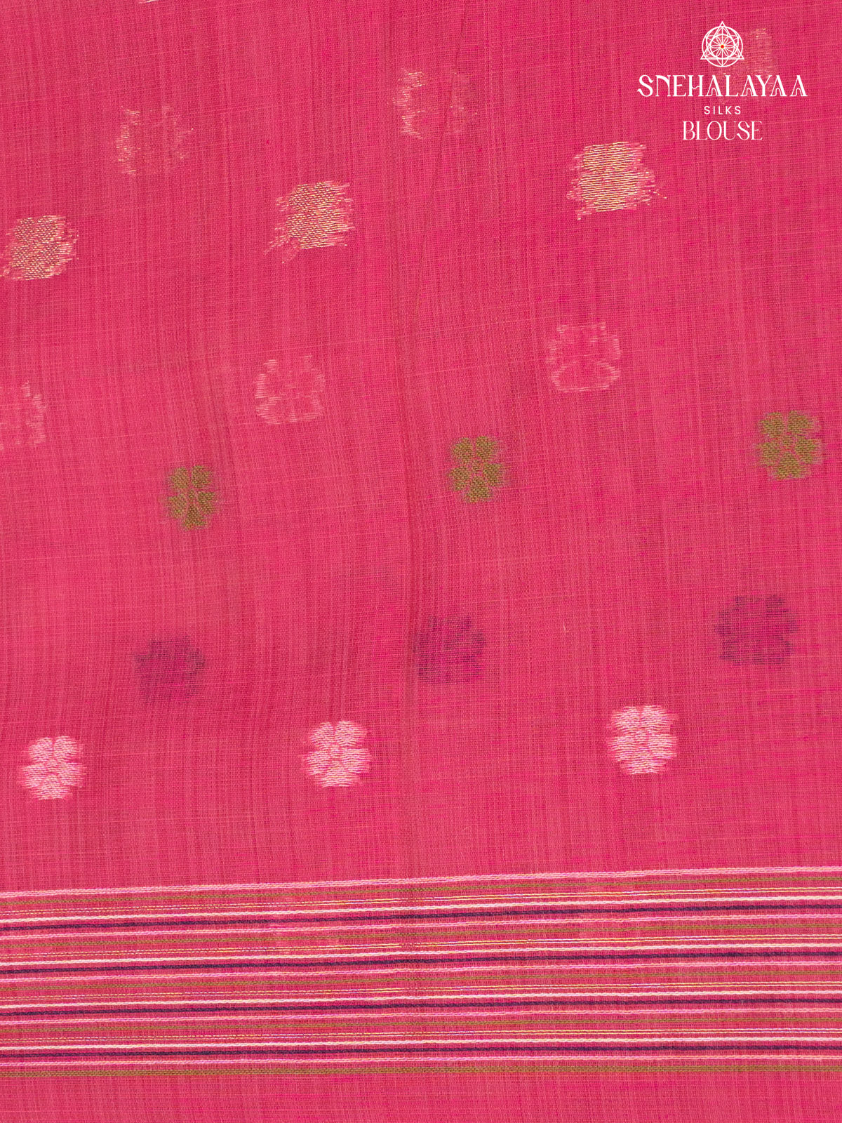 Pink Munga Cotton Saree