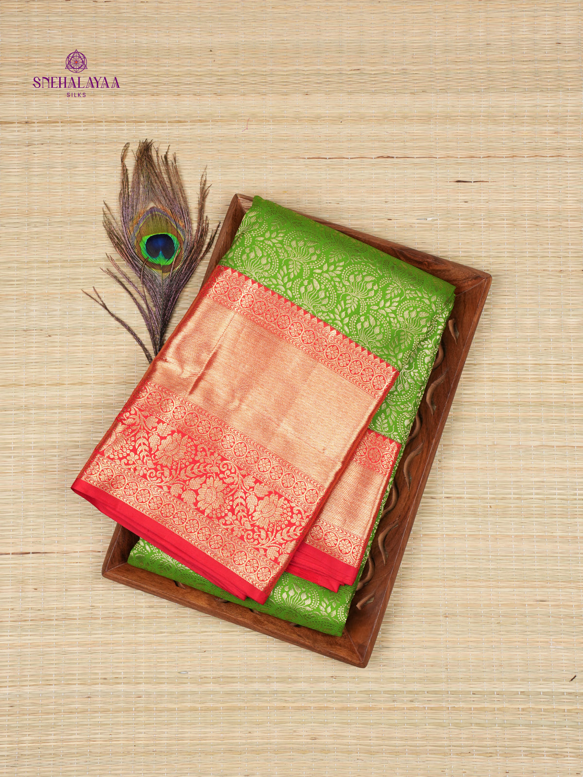 Green Kanjivaram Silk Saree