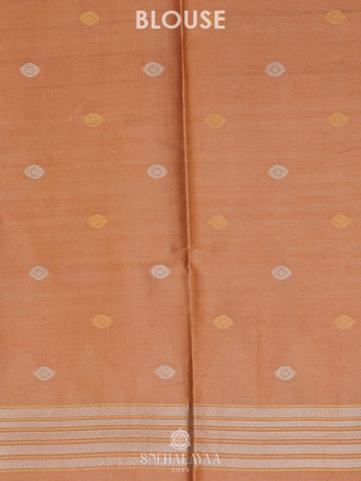 Peach Jute Saree