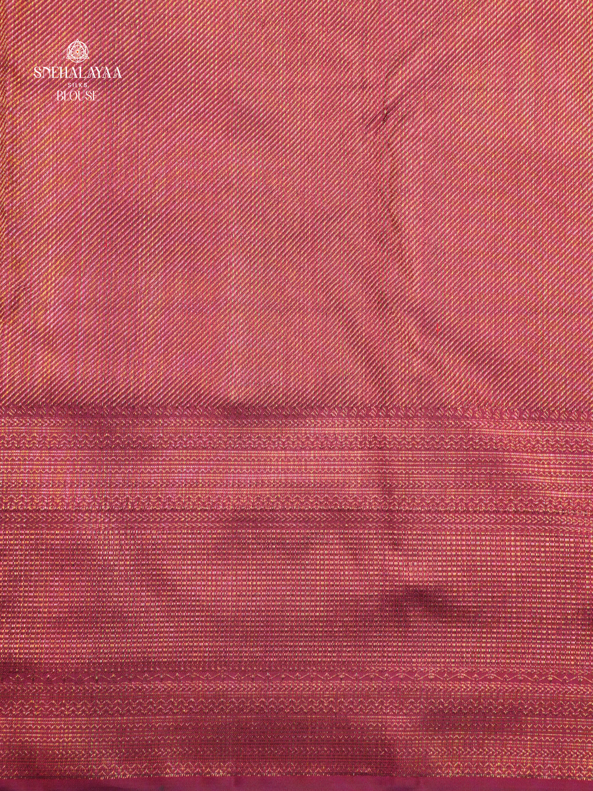 Raspberry Pink Kanjivaram Silk Saree