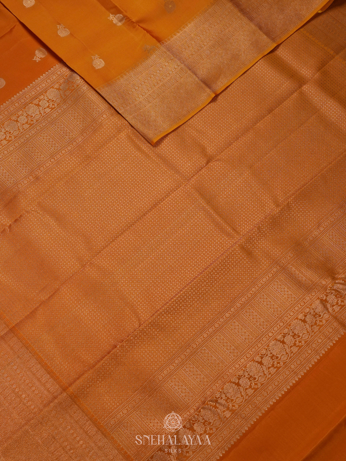 Yellow Kanjivaram Silk Saree