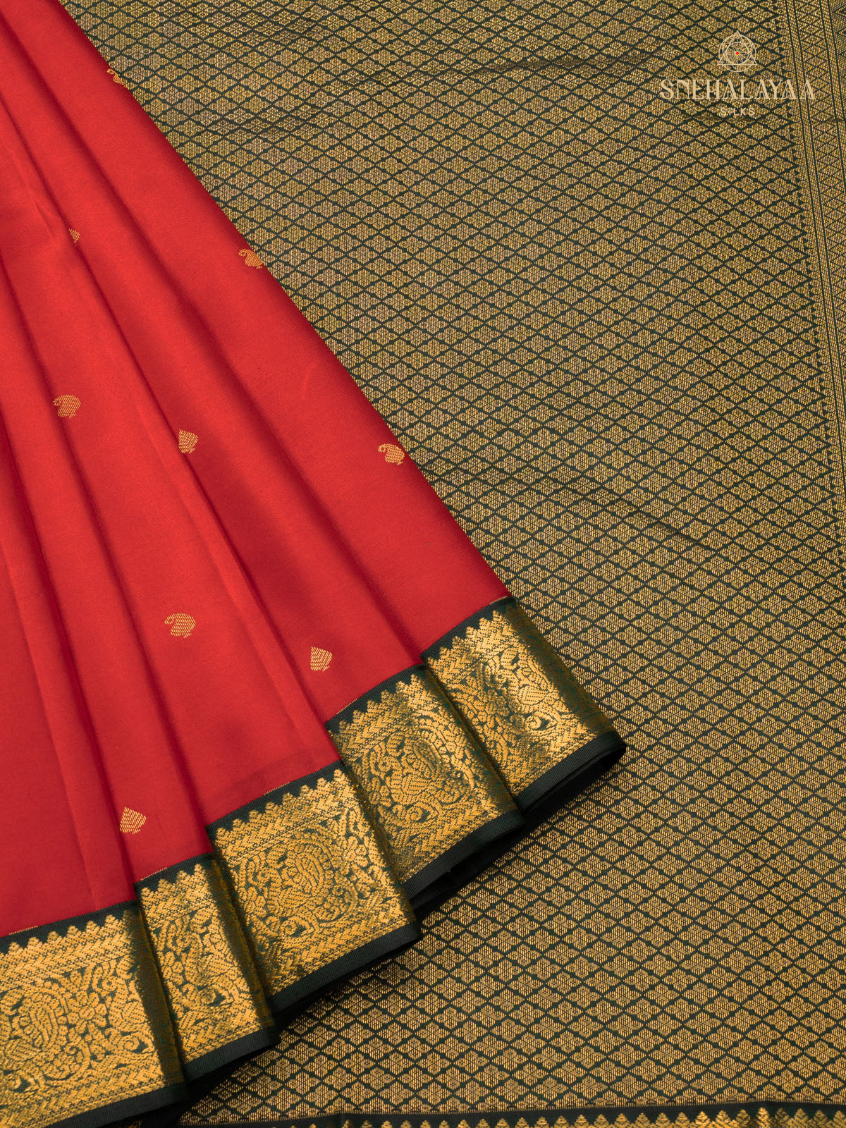 Red Kanjivaram Silk Saree