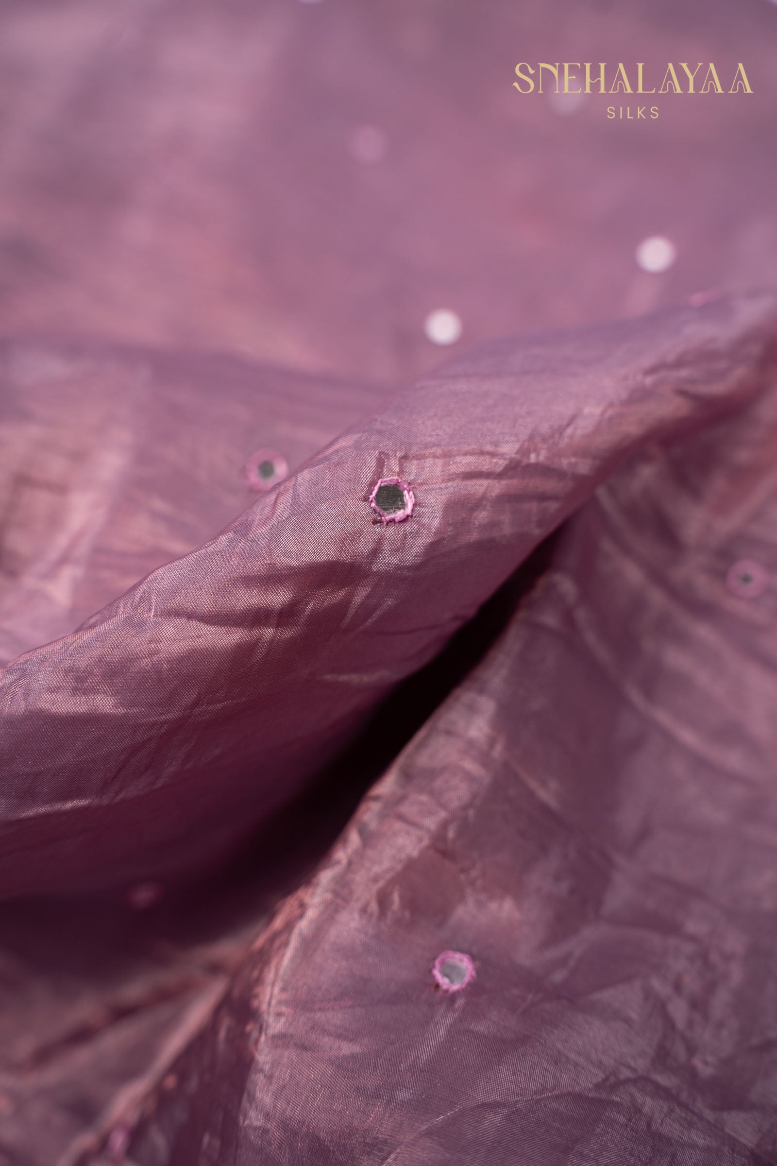 Lavender Designer Saree