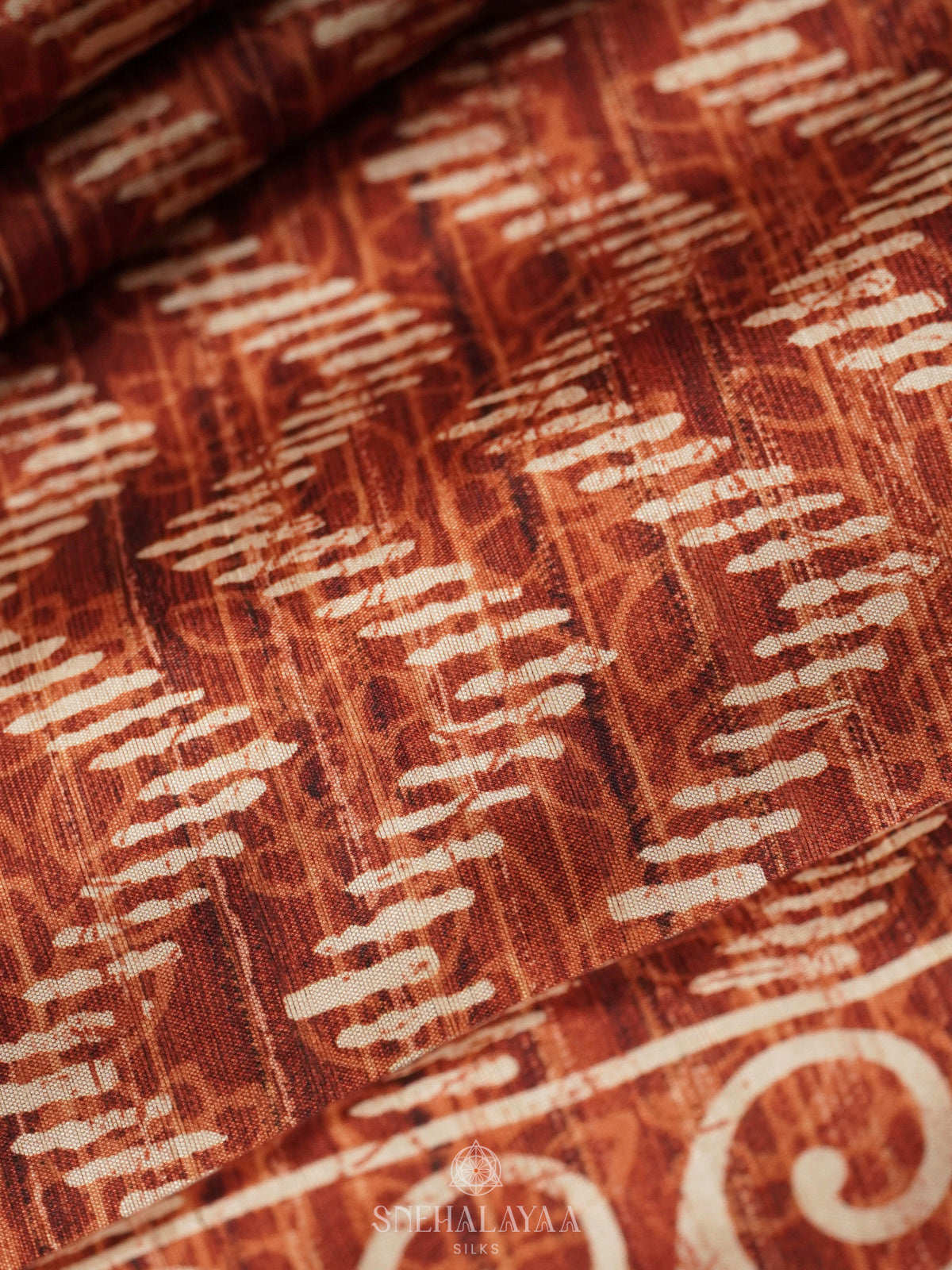 Brown Tussar Saree