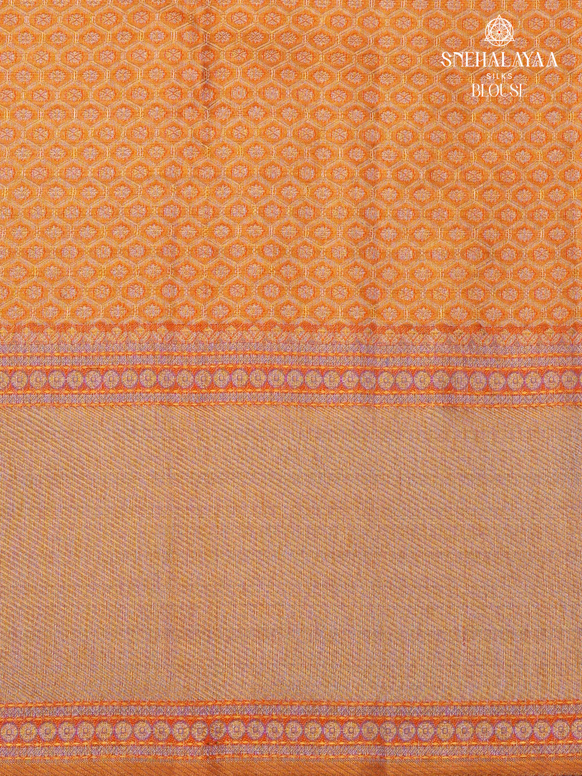 Golden Kanjivaram Tissue Saree