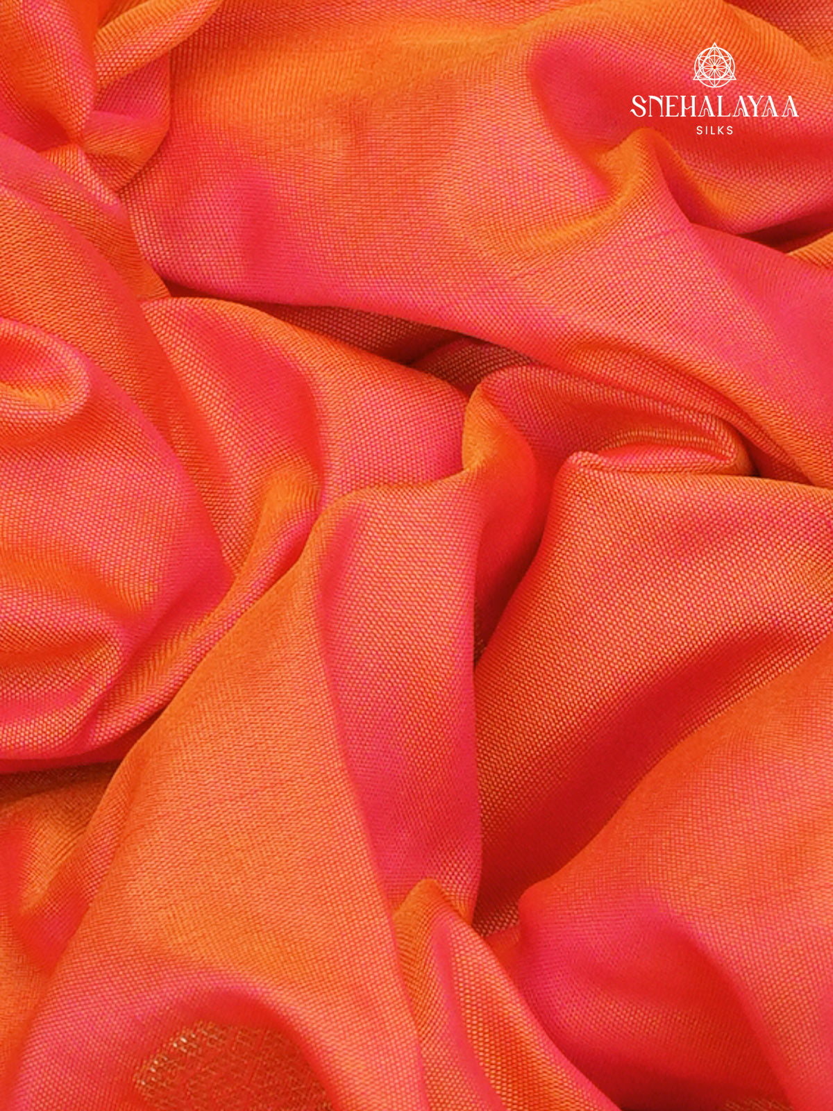 Rust Orange Banaras Paithani Saree