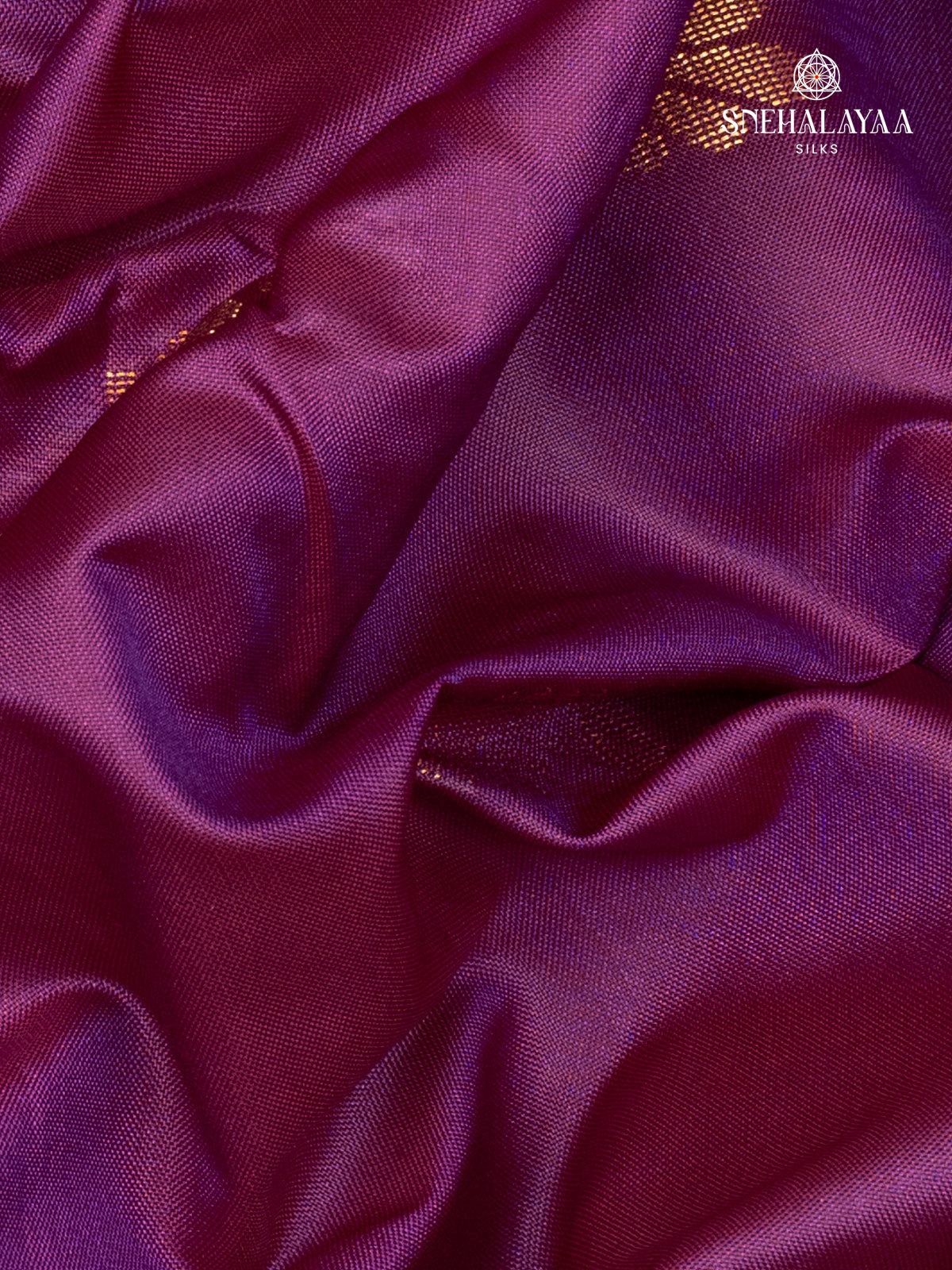 Purple Gadwal Silk Saree