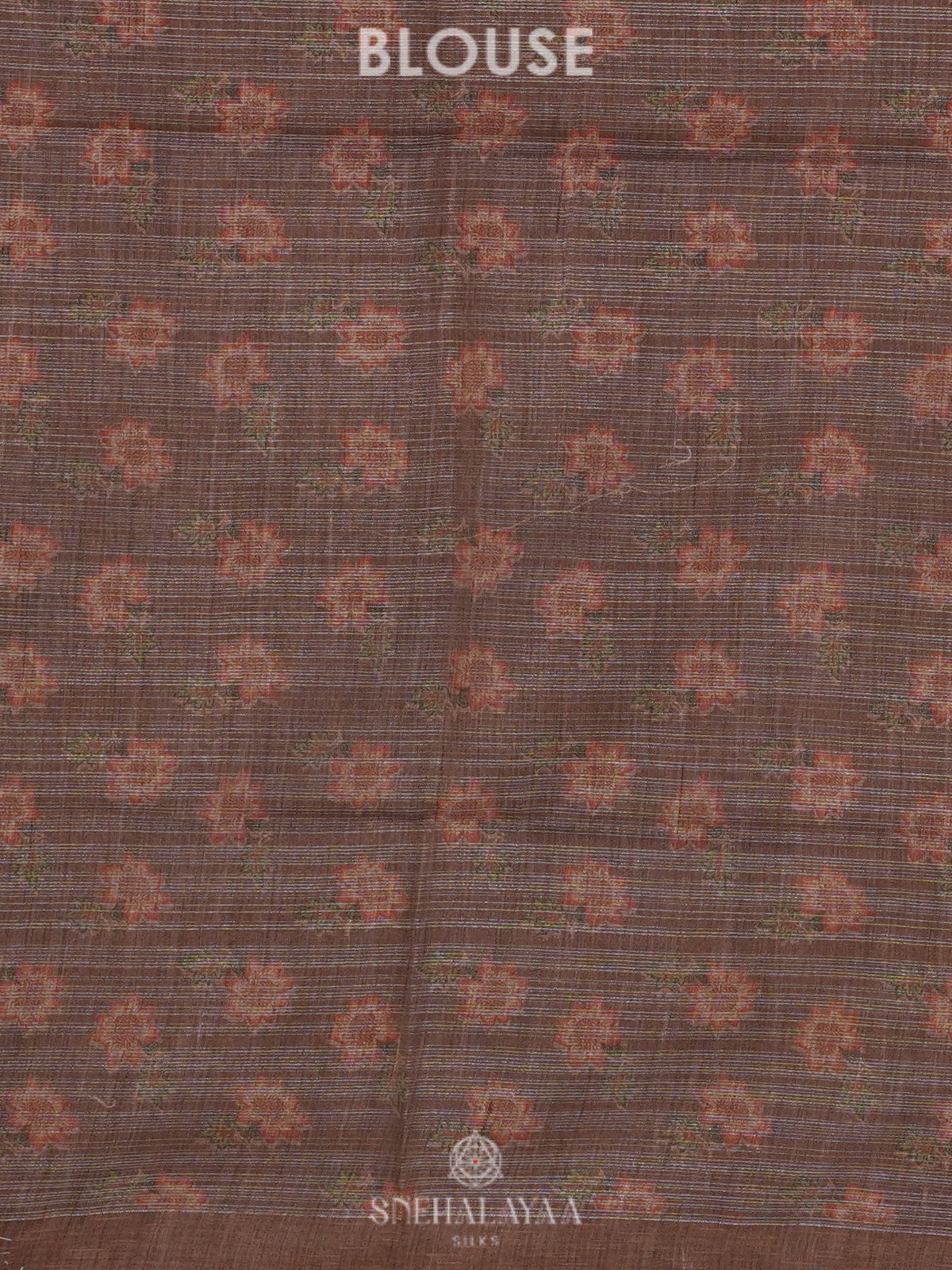 Beige Linen Tissue Saree