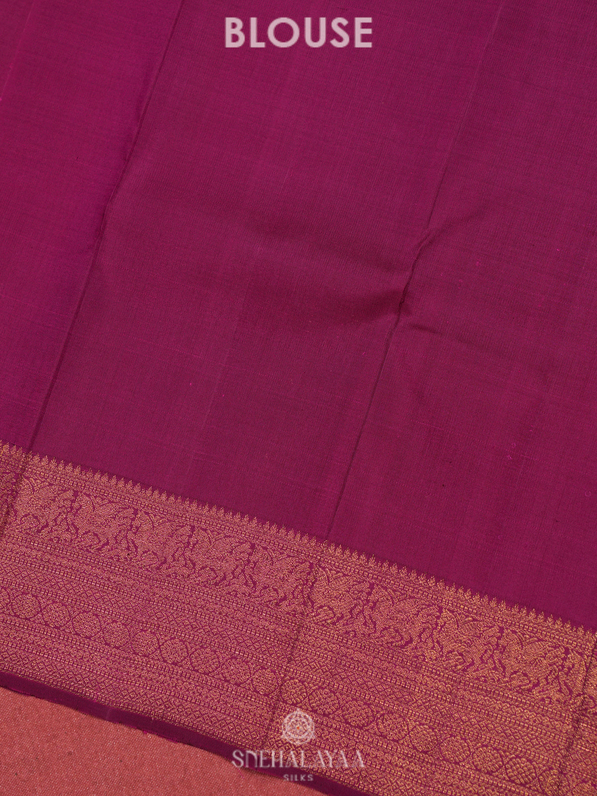 Fuchsia Pink Kanjivaram Silk Saree
