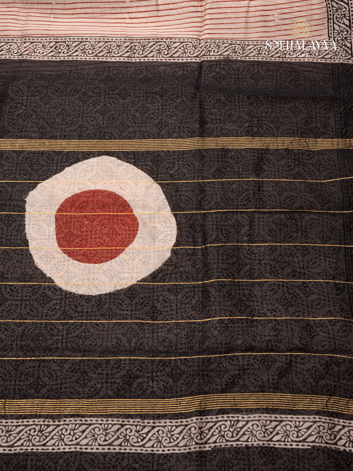 Cream Chanderi Saree