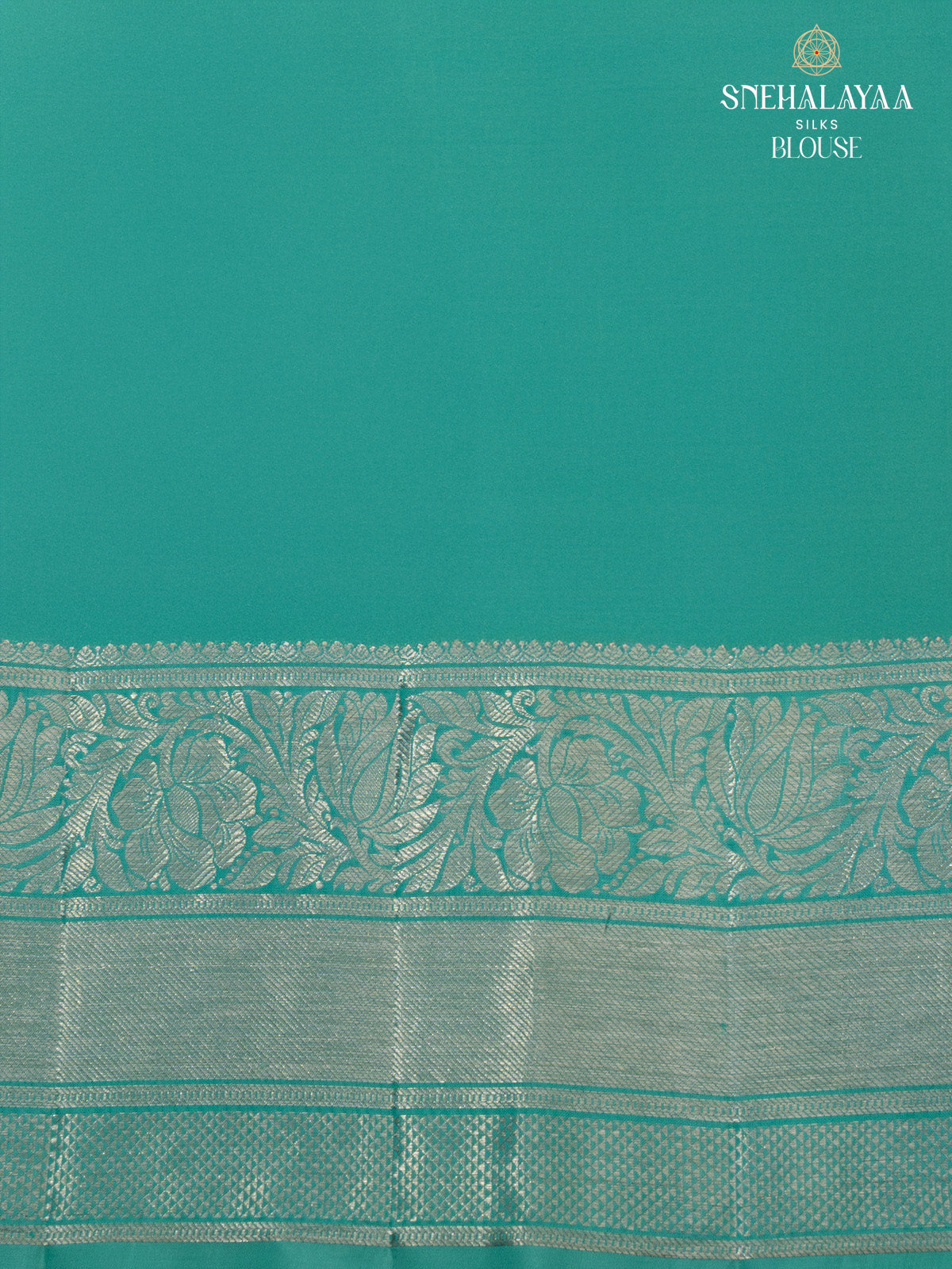 Teal Green Kanjivaram Silk Saree