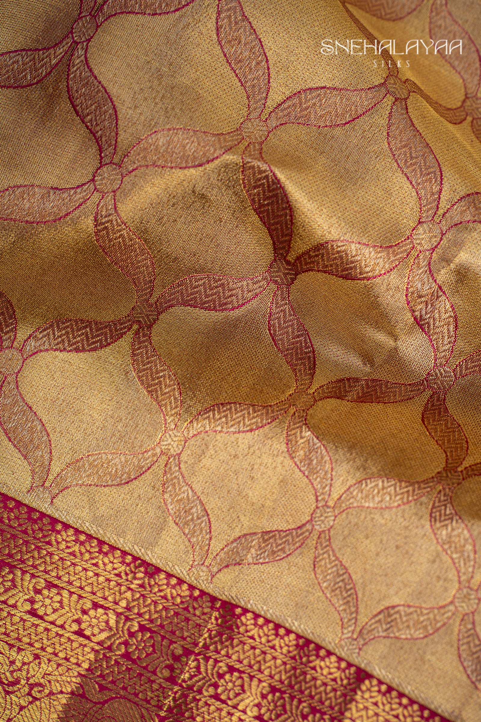 Gold Silk Saree