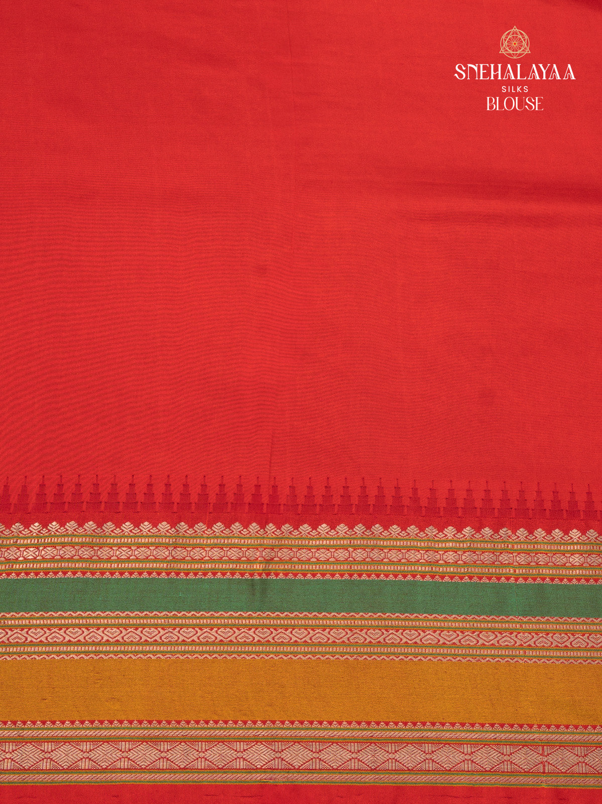 Yellow Printed Kanjivaram Silk Saree