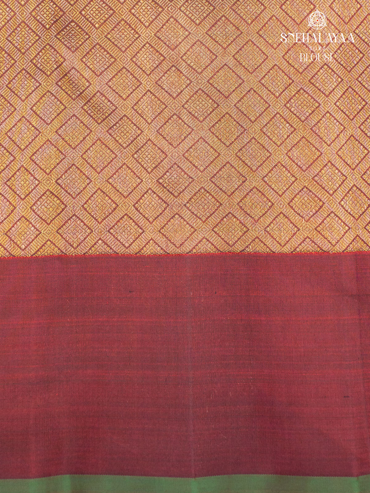 Brown Kanjivaram Silk Saree