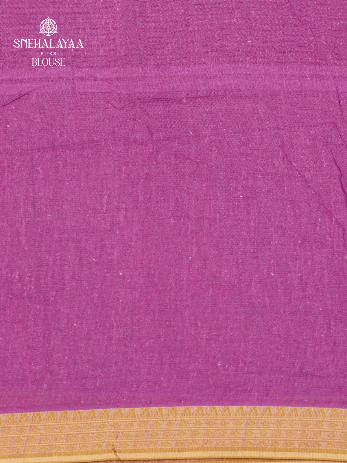 Off White Printed Linen Cotton Saree