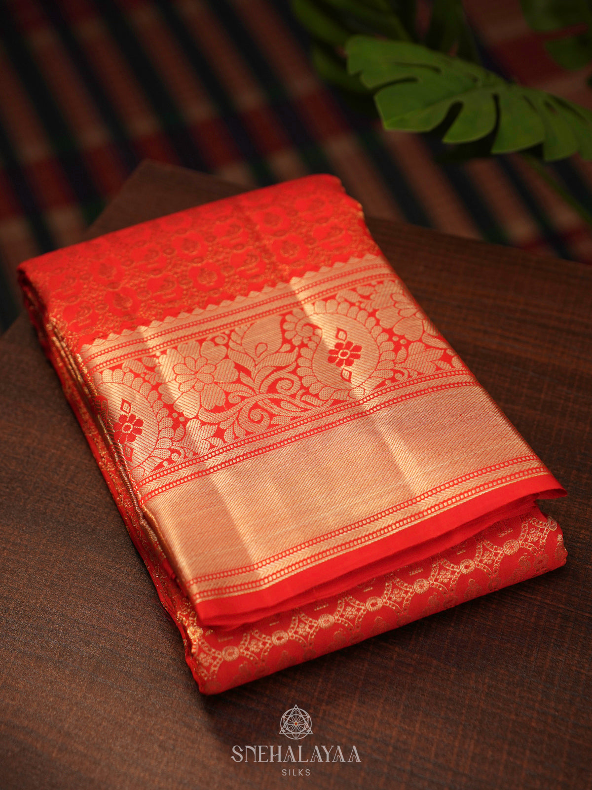 Red Kanjivaram Silk Saree