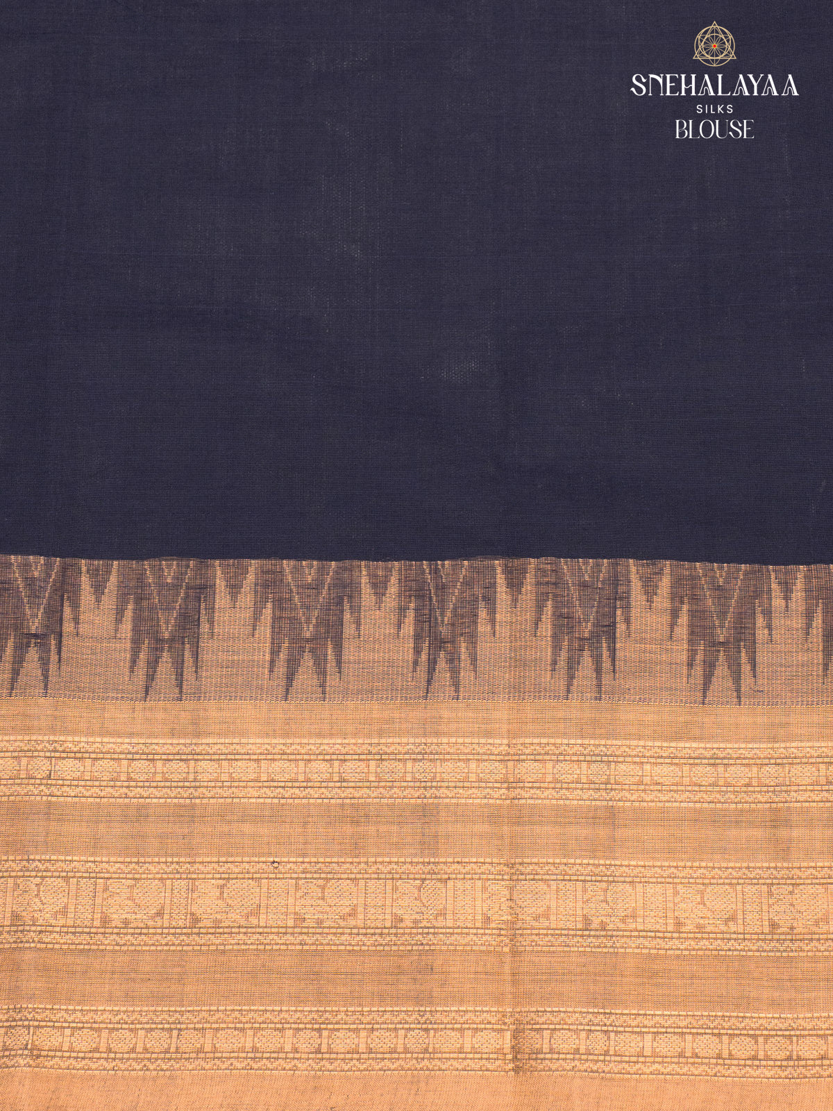 Black Kanchi Cotton Saree