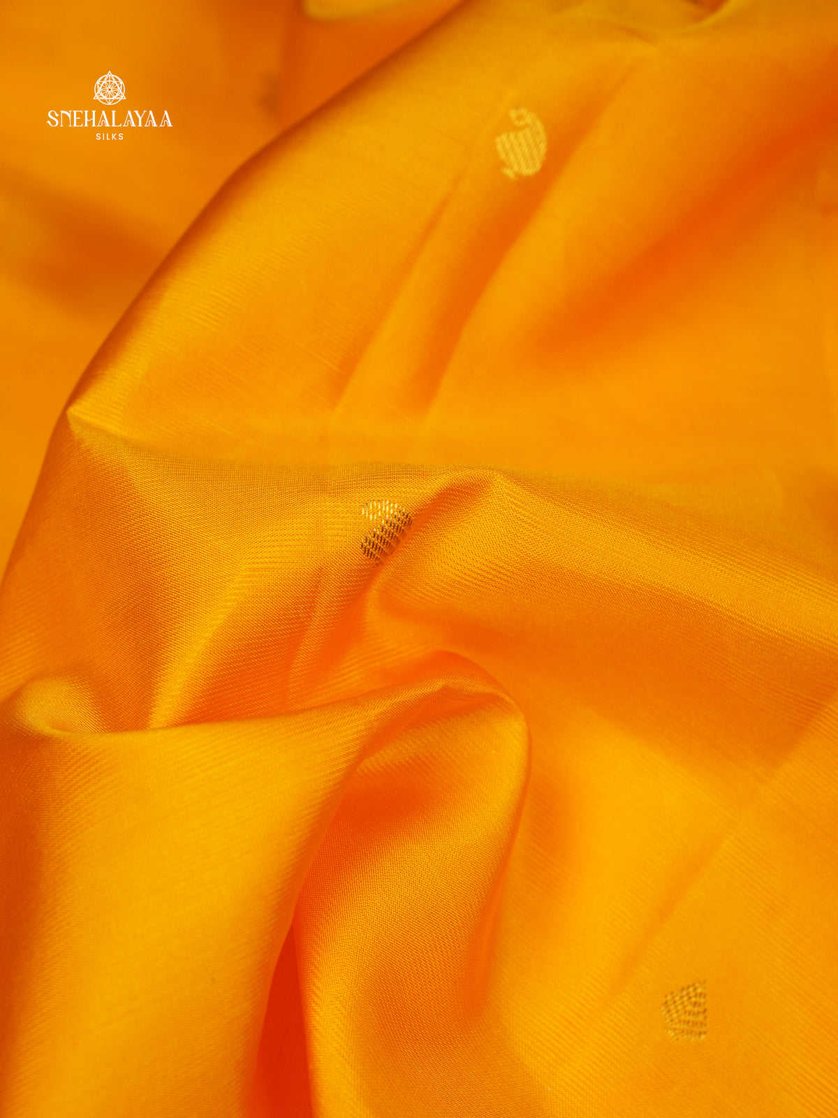 Mango Yellow Kanjivaram Silk Saree