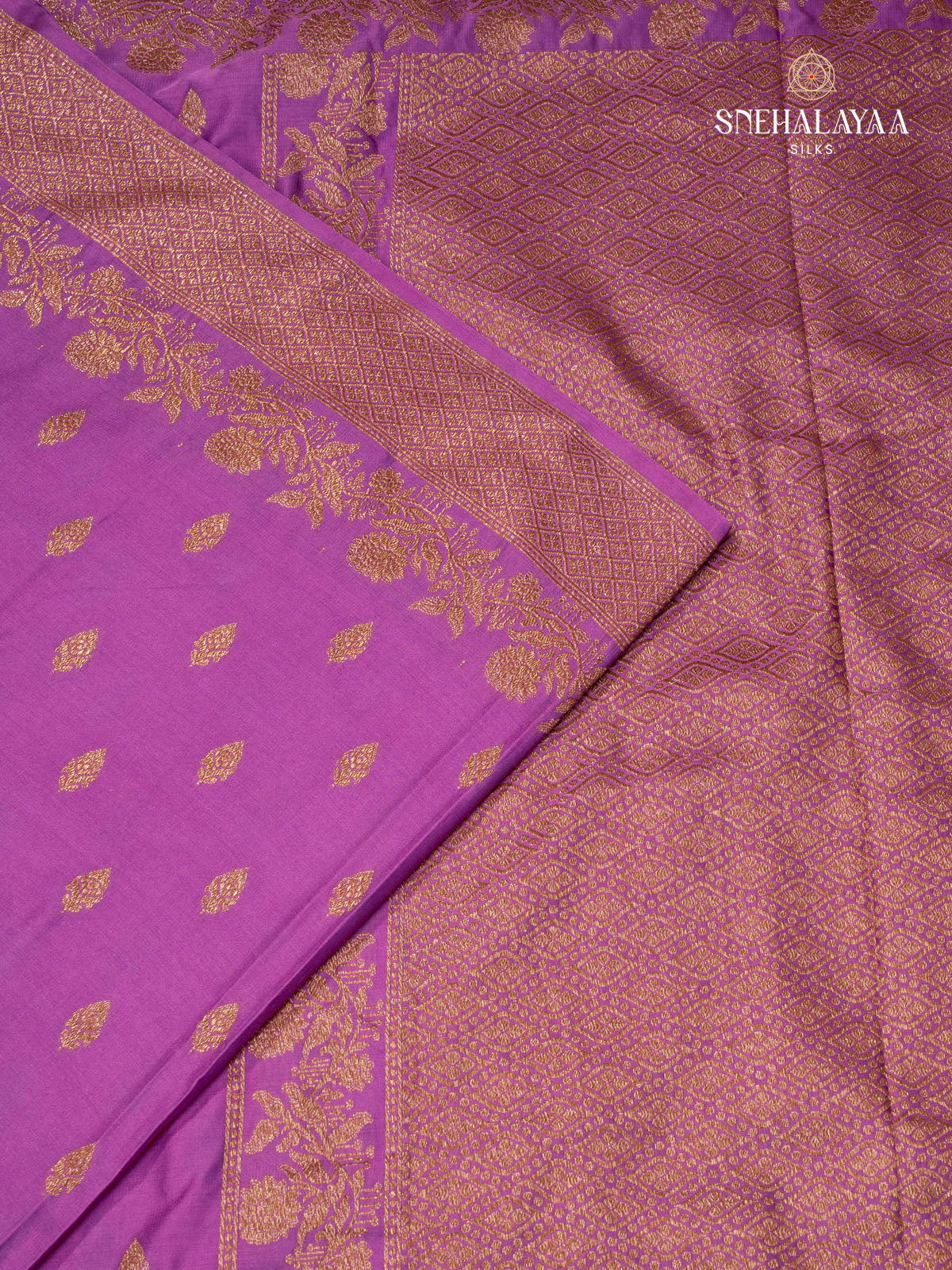 Pink Satin Banaras Saree