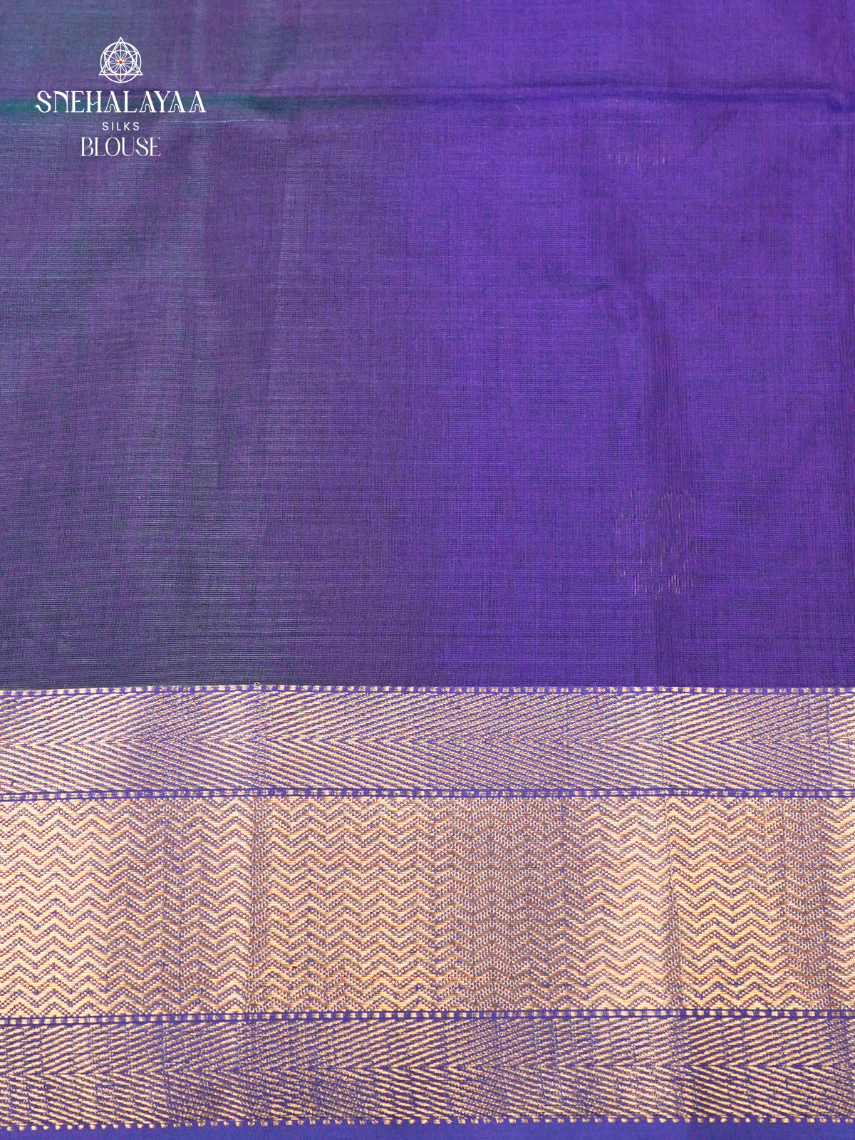 Navy Blue Maheshwari Silk Cotton Saree