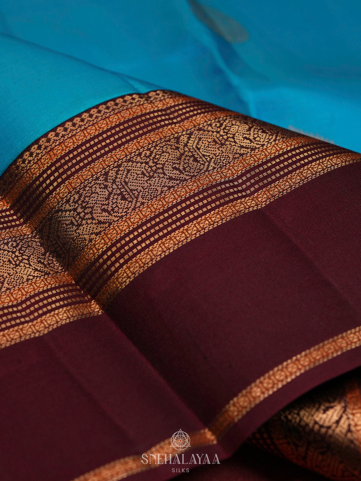 Blue Kanjivaram Silk Saree