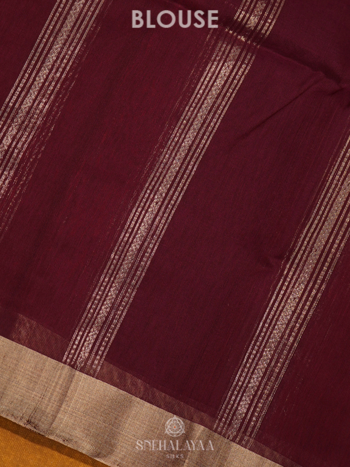 Orange Kora Silk Cotton Saree