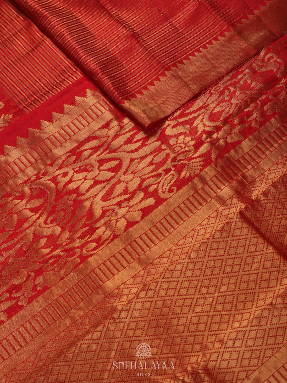 Red Kanjivaram Silk Saree