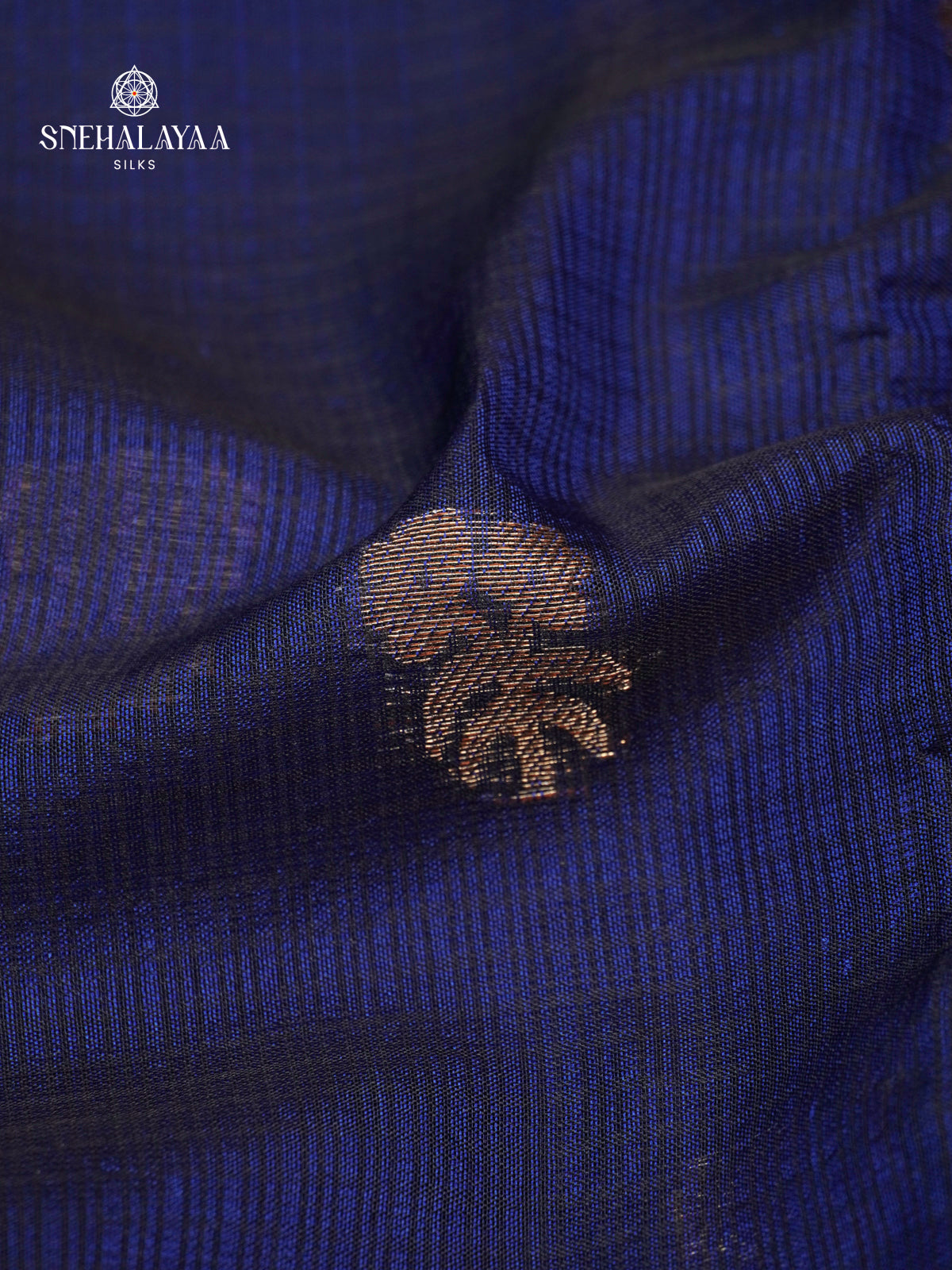 Navy Blue Kota Saree