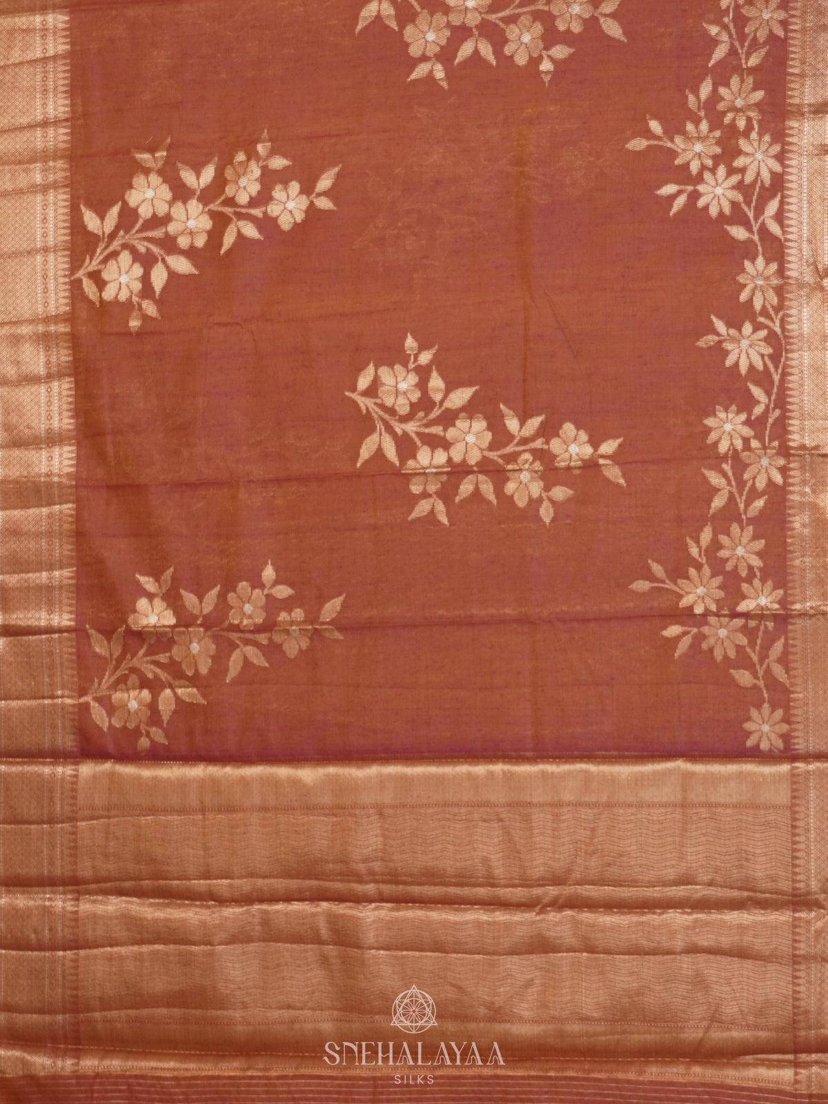 Brown Banaras Saree