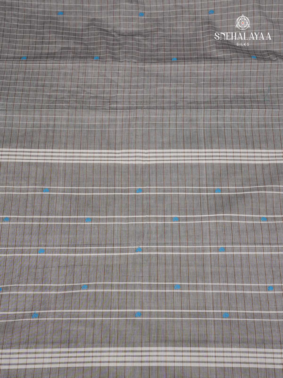 Grey Chettinad Cotton Saree