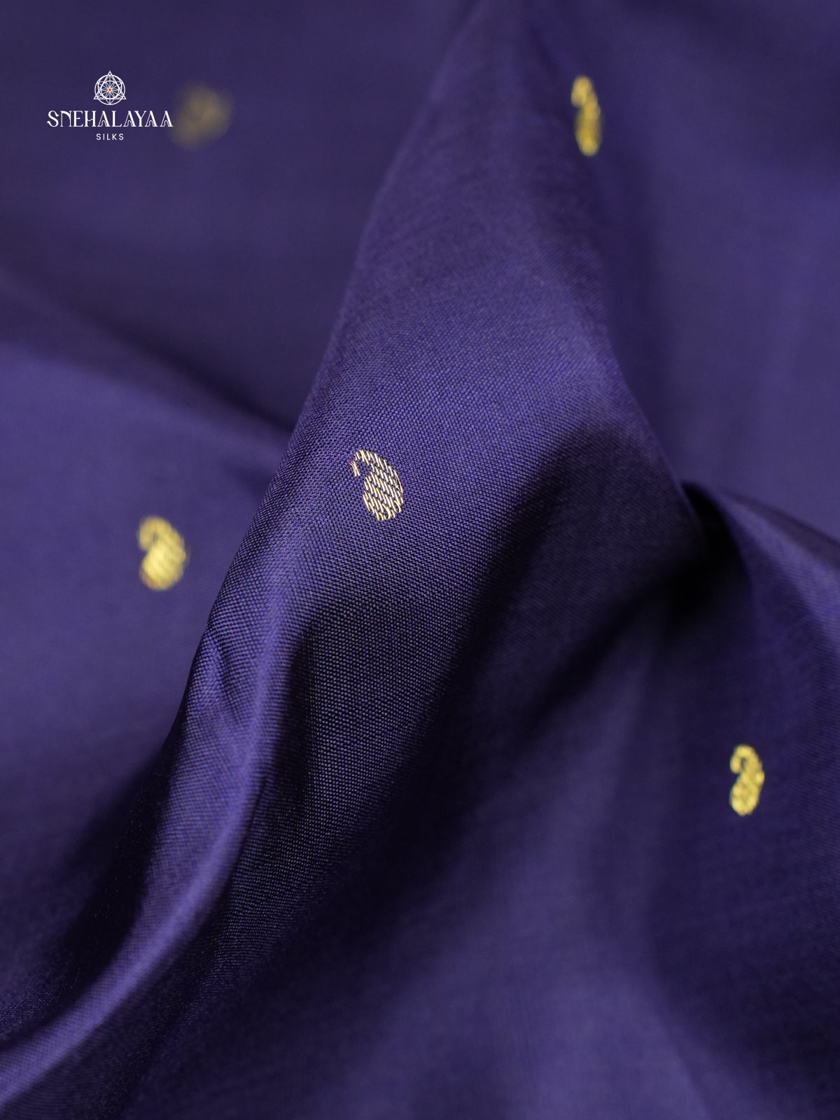 Navy Blue Kanjivaram Silk Saree