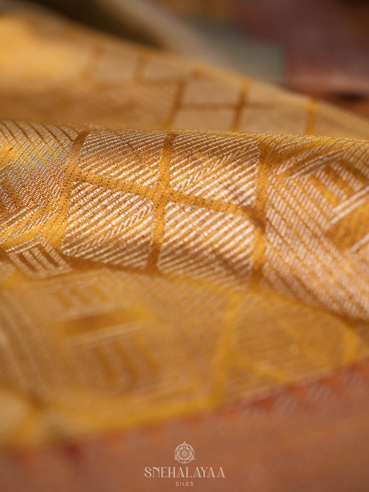 Pale Yellow Kanjivaram Silk Saree