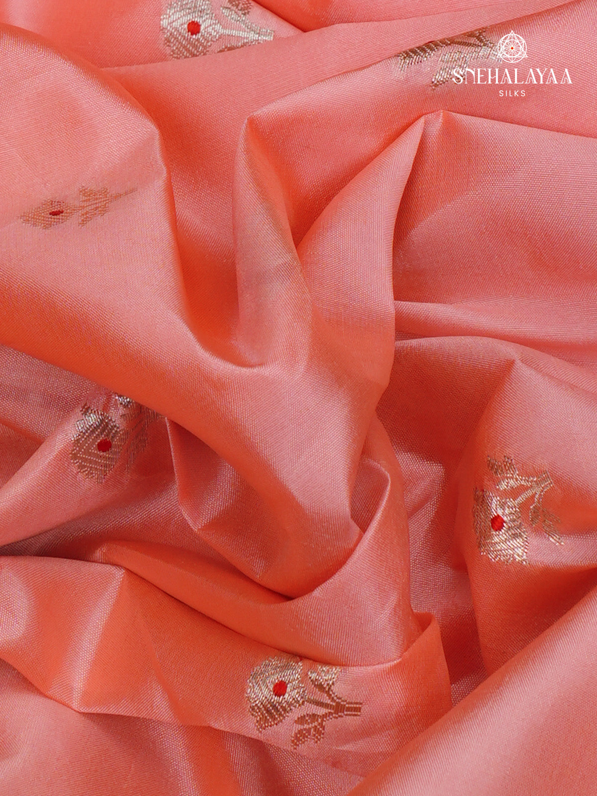 Pink Banaras Dupion Silk Saree