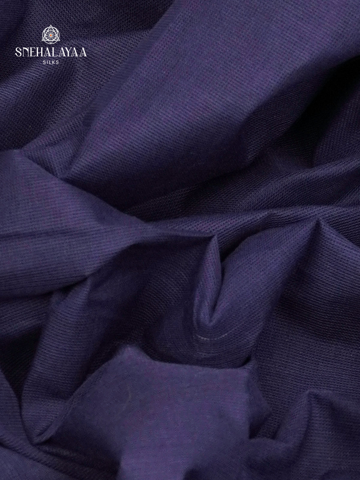 Navy Blue Chettinad Cotton Saree