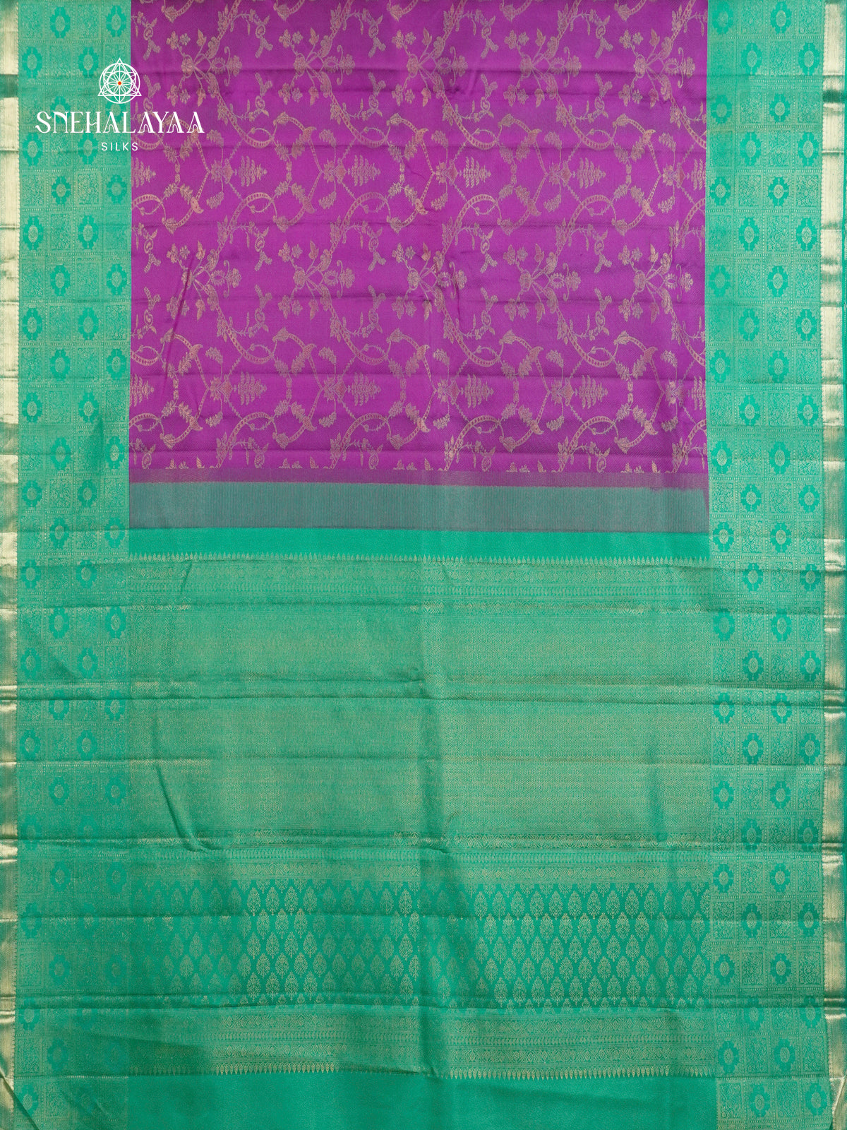Royal Purple Kanjivaram Silk Saree
