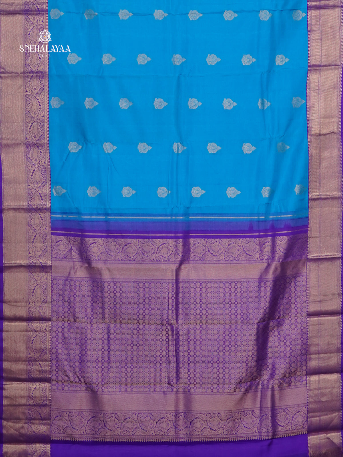 Blue Kanjivaram Silk Saree