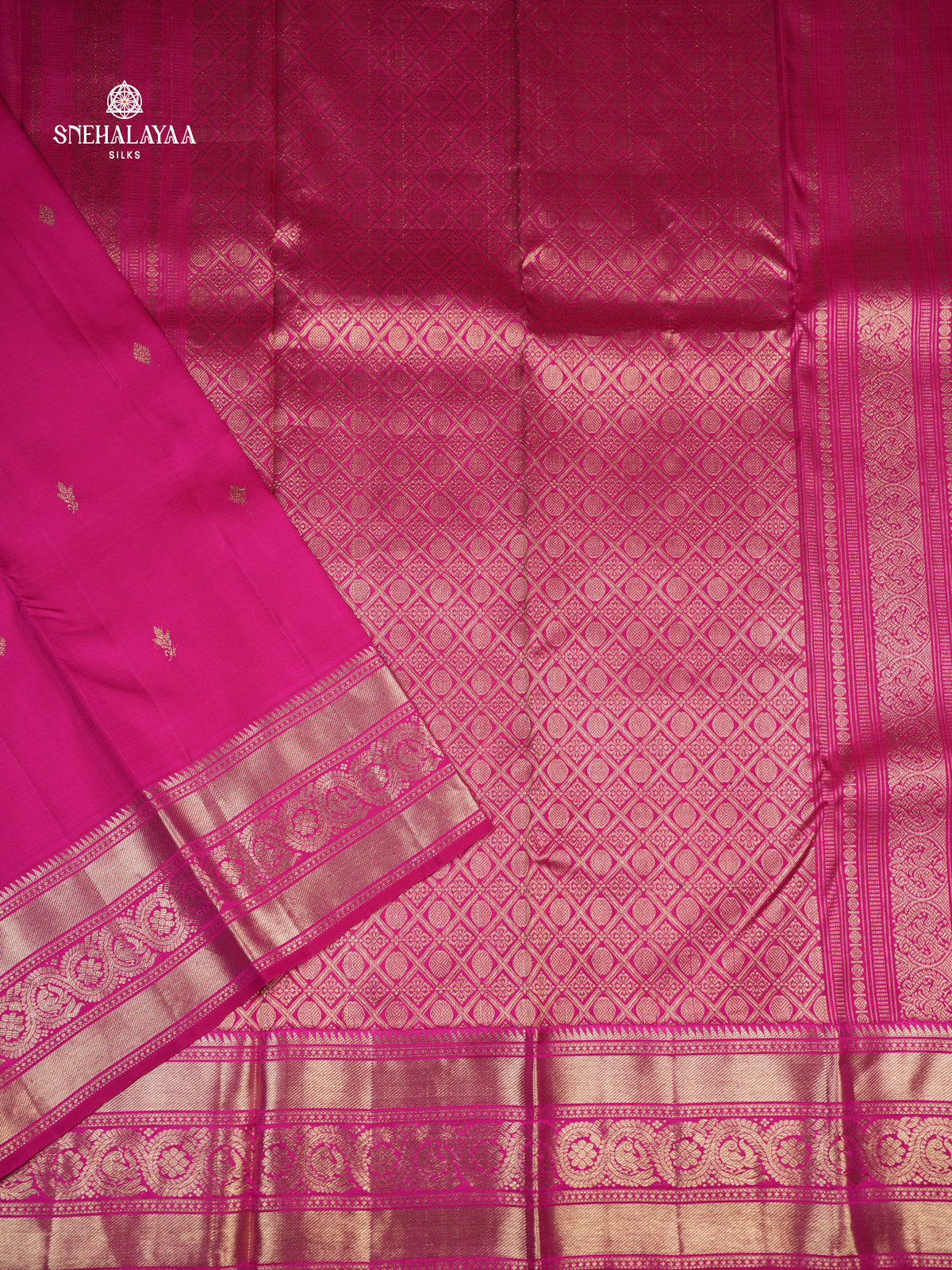 Pink Kanjivaram Silk Saree