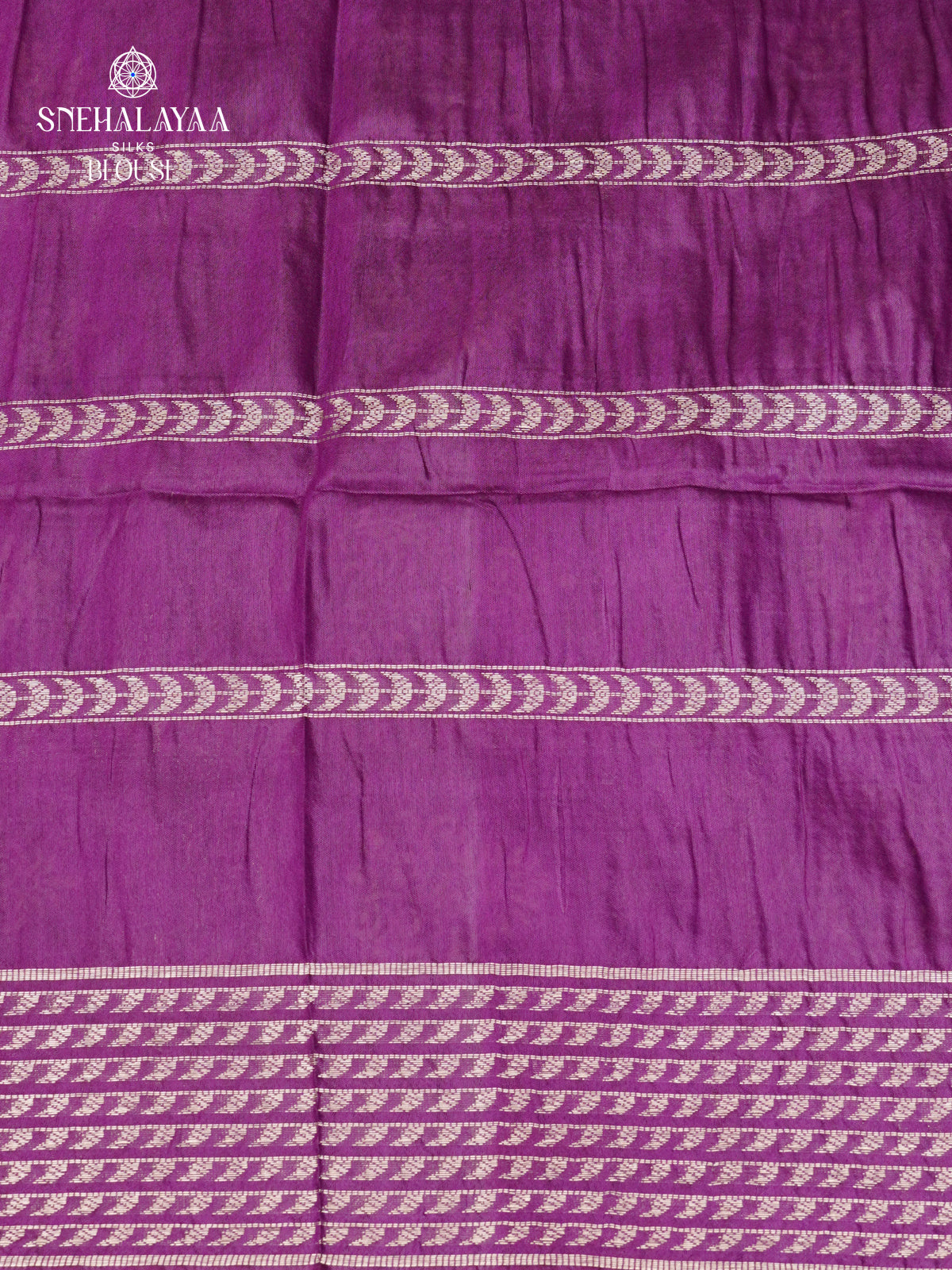 Purple Bamboo Silk Saree