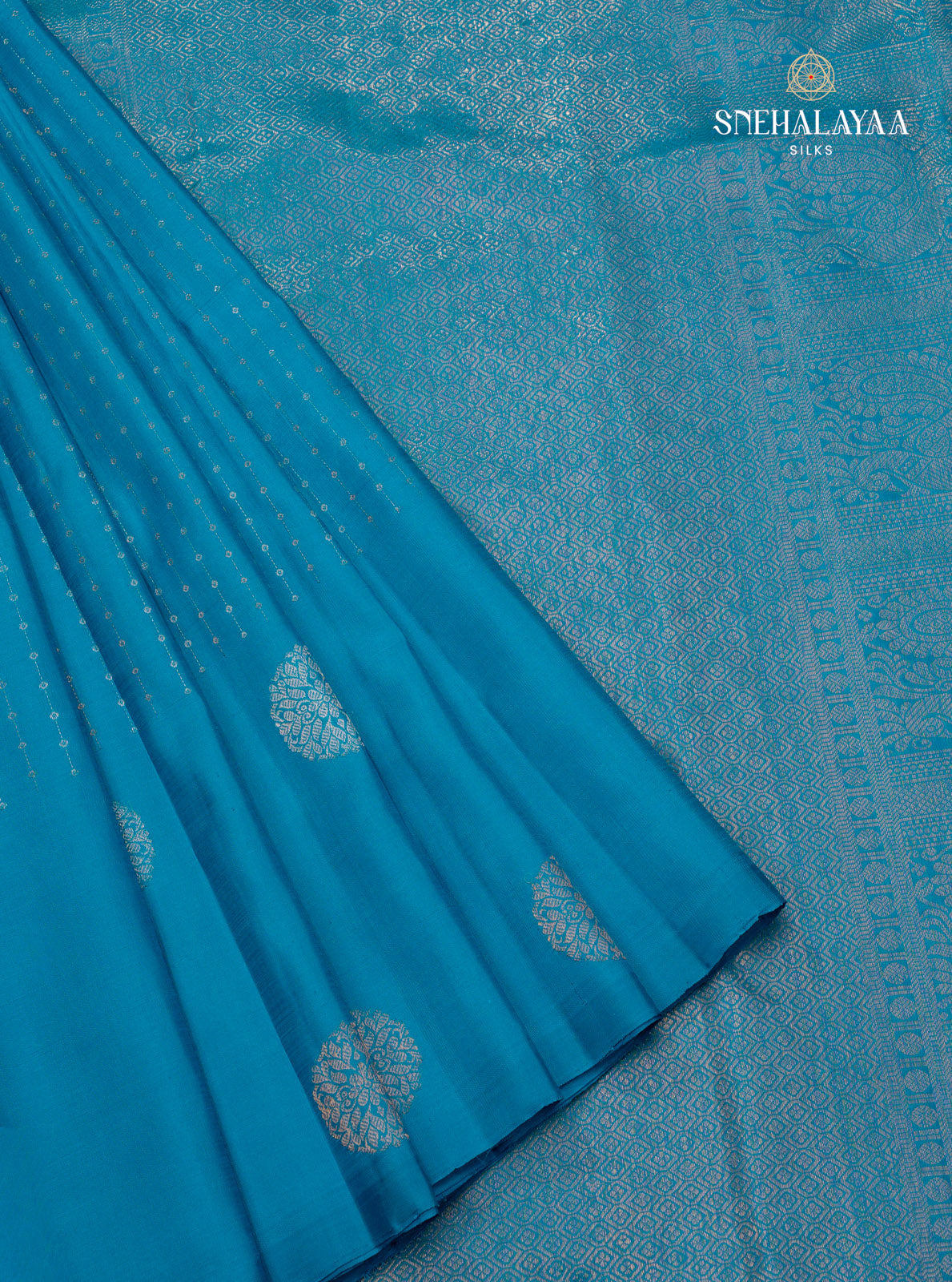 Blue Kanjivaram Silk Saree
