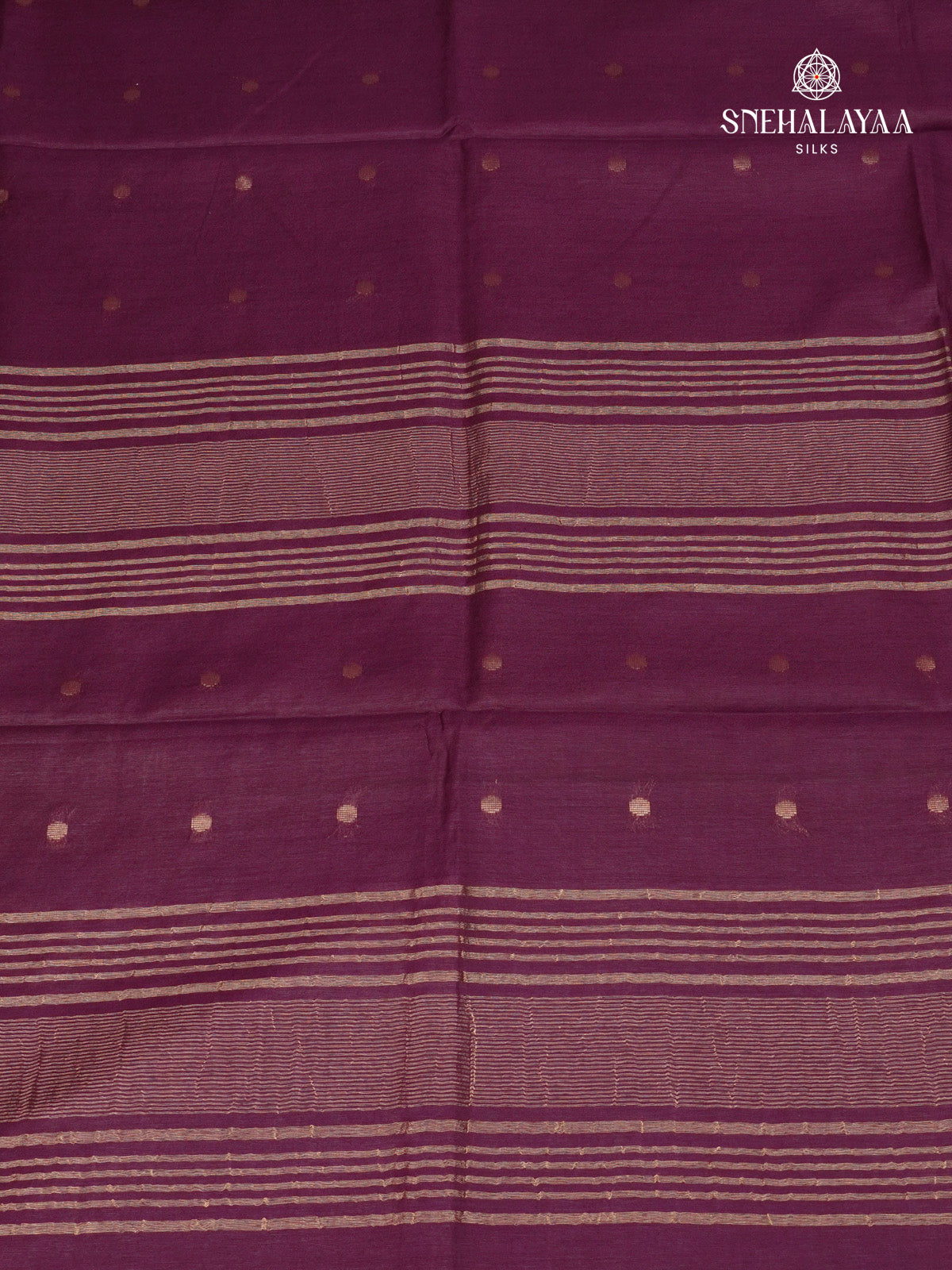 Burgundy Bamboo Silk Saree