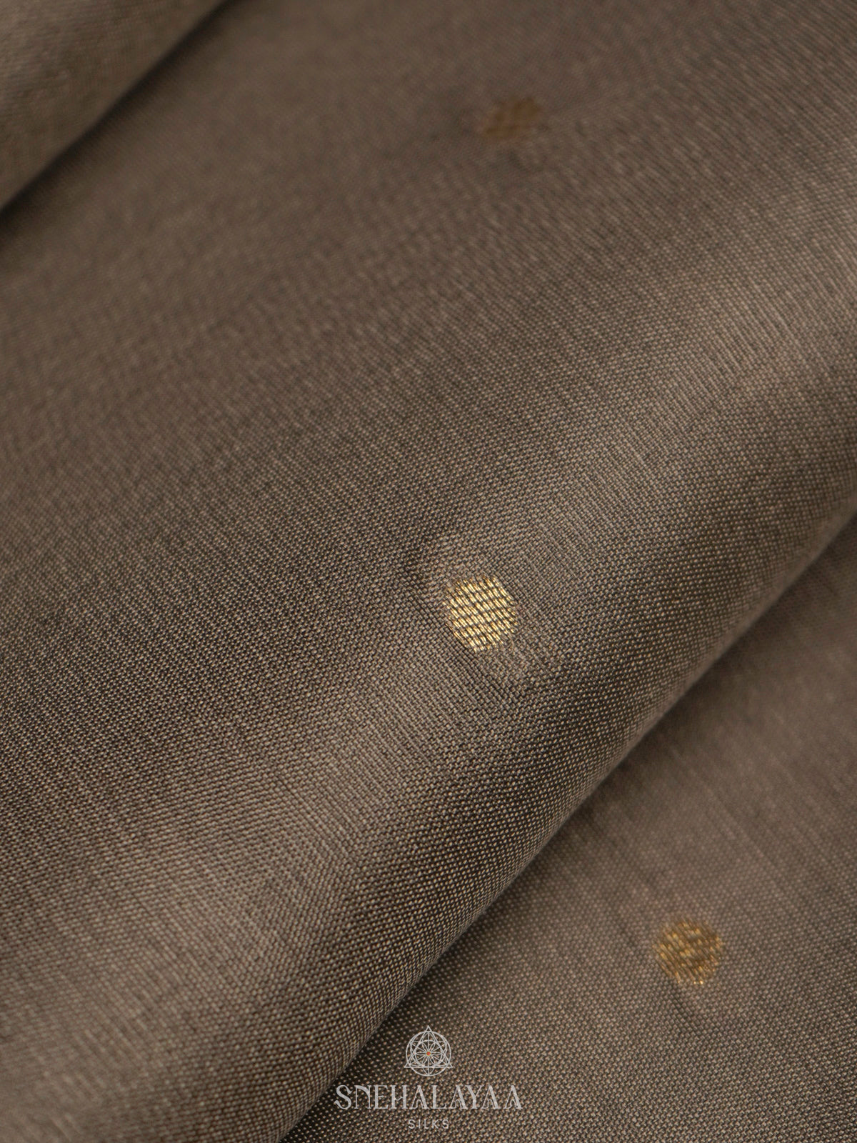 Brown Banaras Silk Saree