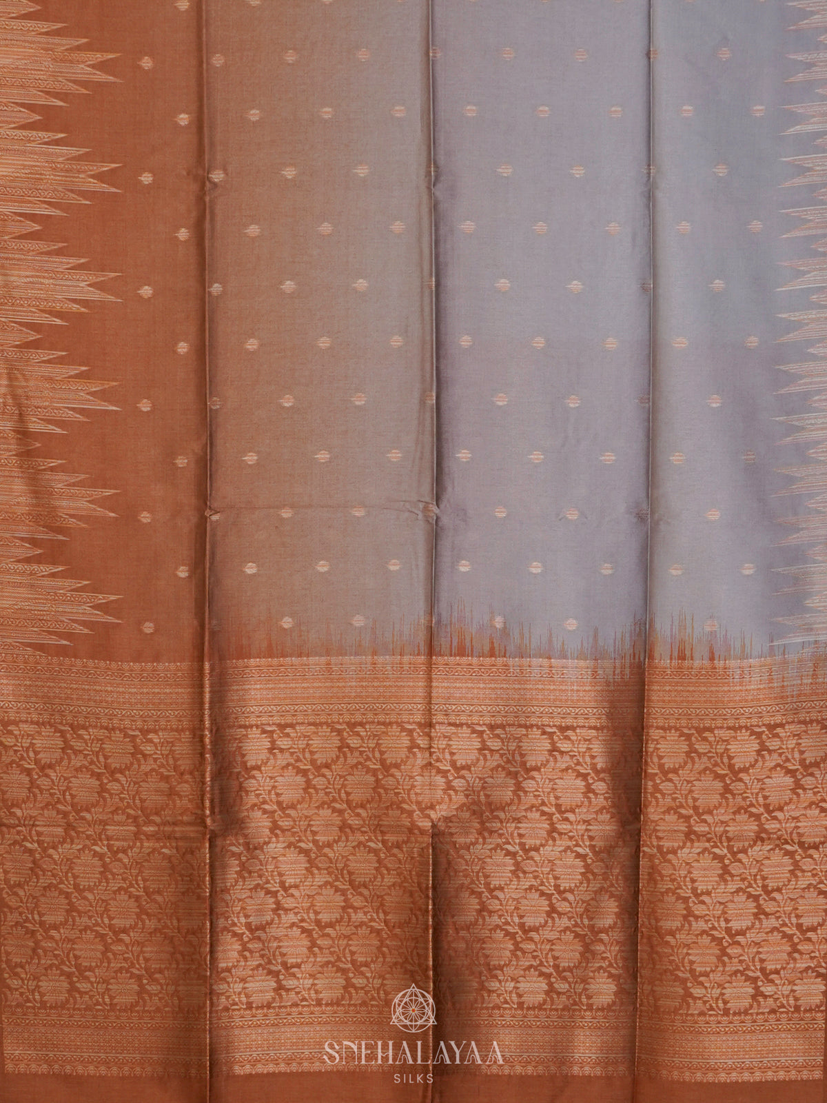 Terracotta Jute Saree