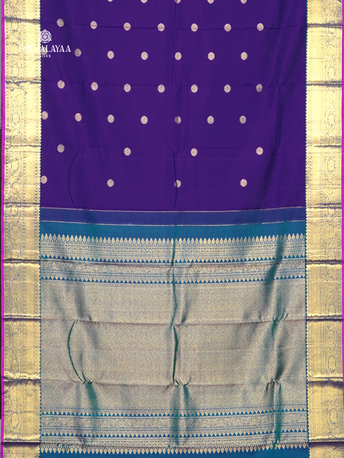 Royal Blue Kanjivaram Silk Saree