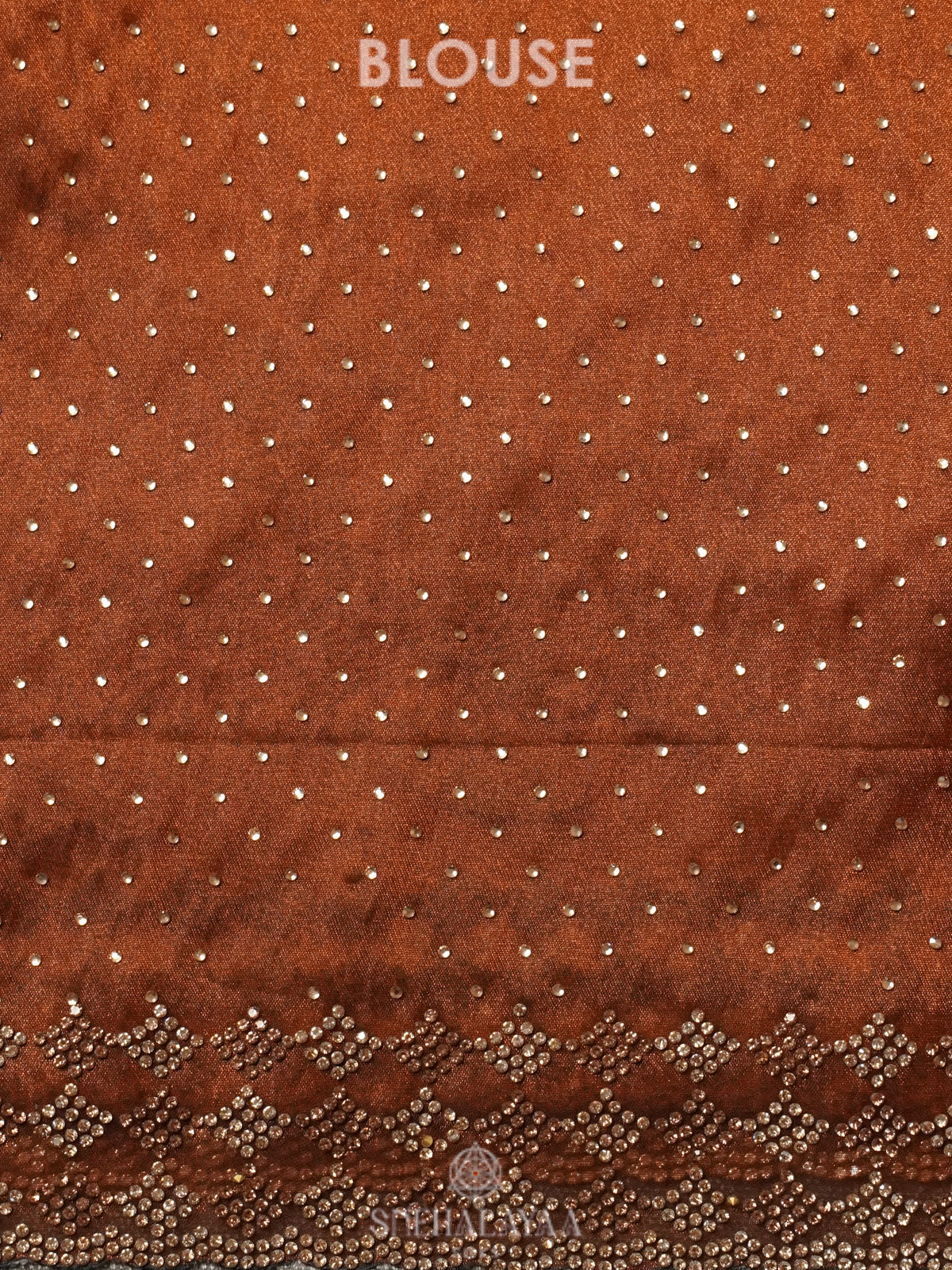 Brown Designer Saree