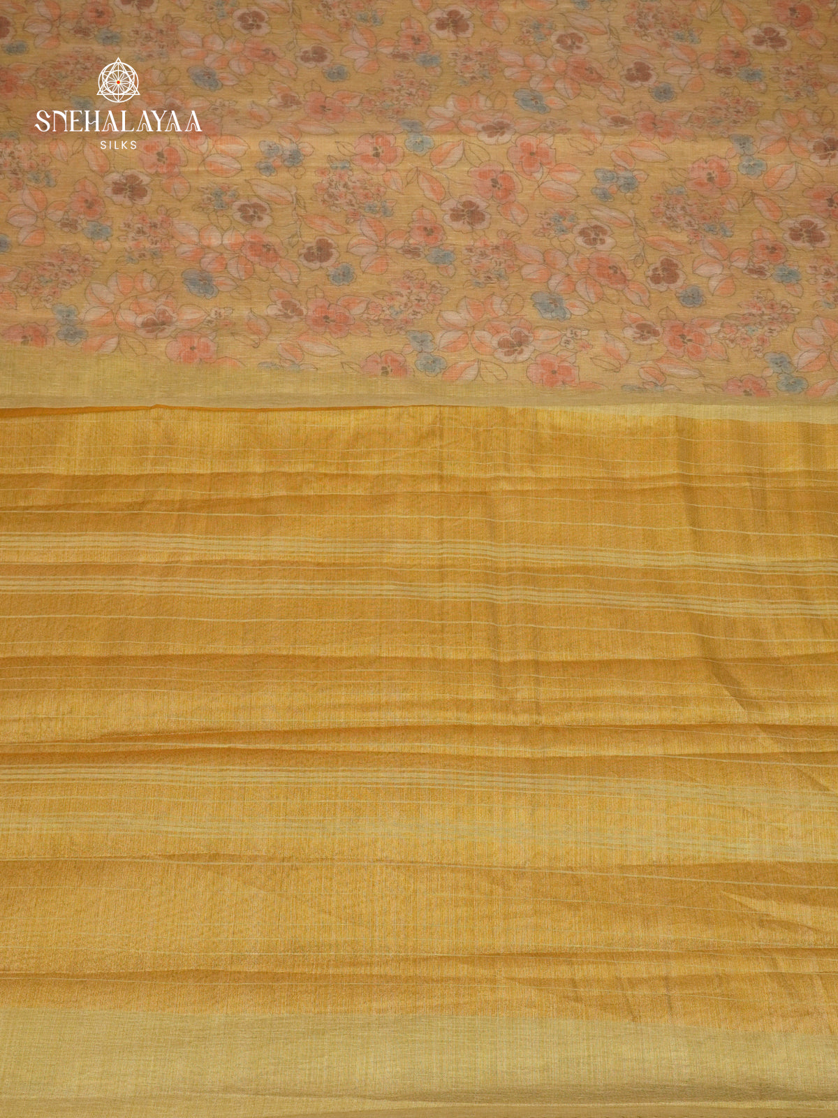 Beige Linen Tissue Saree