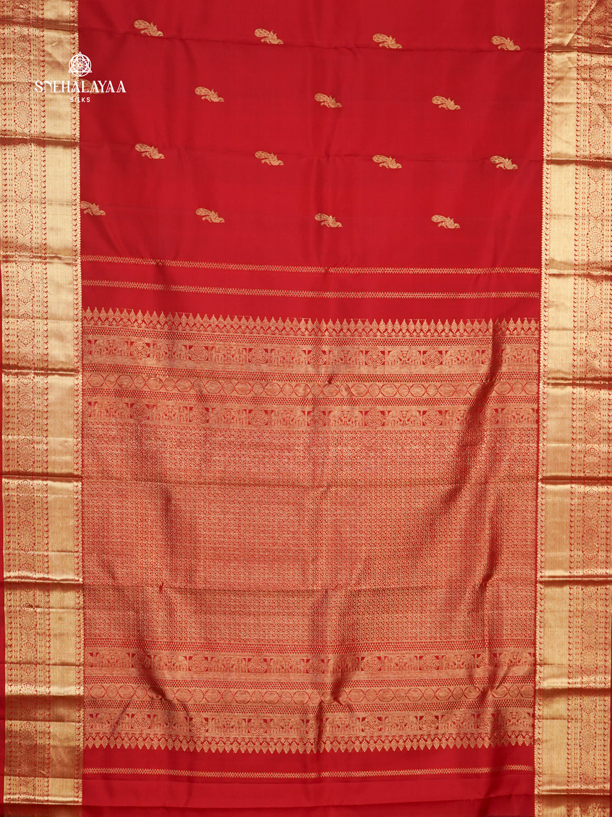 Red Kanjivaram Silk Saree
