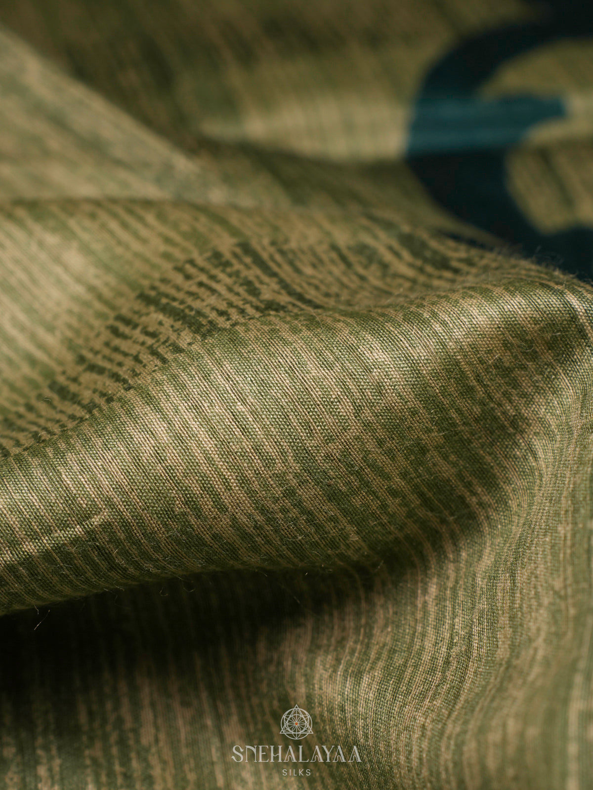 Teal Green Chanderi Saree